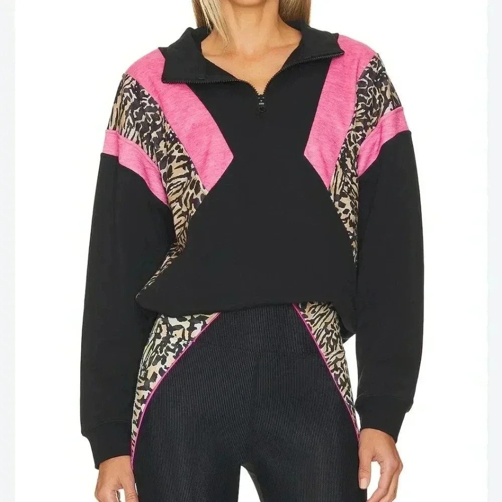Beach Riot Maxine Half Zip Sweatshirt NWOT Medium